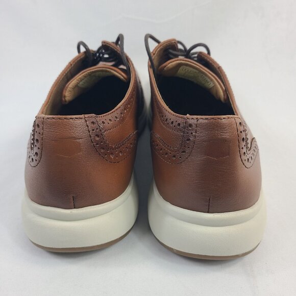 Florsheim Mens Brown Leather Wingtip Oxford Shoes Comfortech Size 10EEE